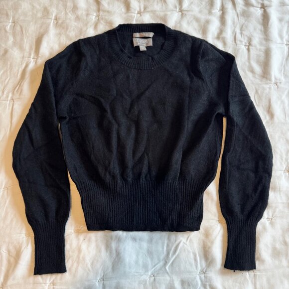 J Crew cashmere shrunken crewneck sweater - Picture 2 of 4